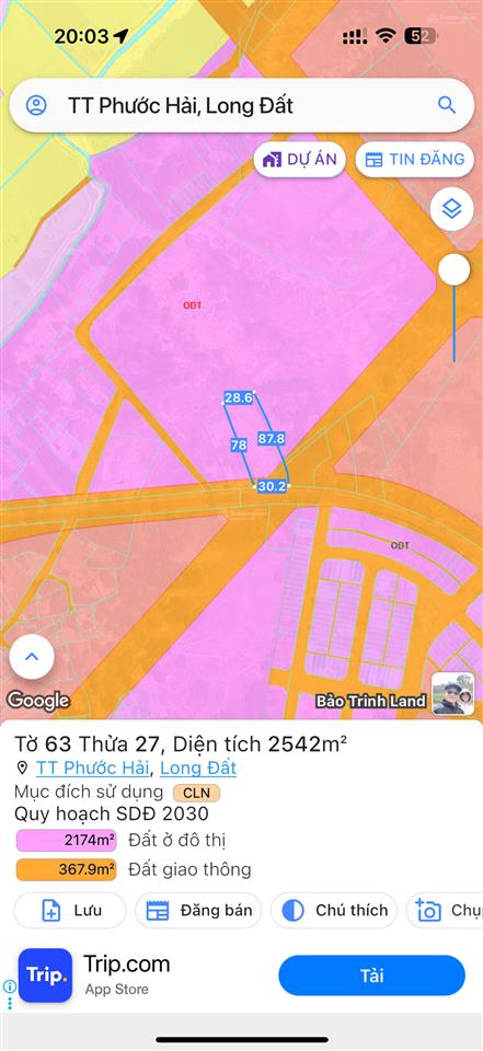 Bán đất mặt tiền biển lê lai cách biển 450m. trần hưng đạo phước hải (hồ chí minh)