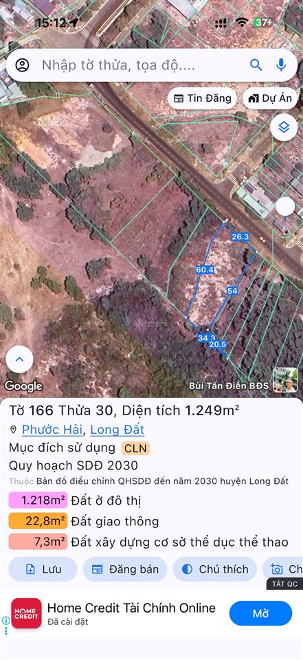 Đất bán quảng trường biển phước hải. cách biển 400m