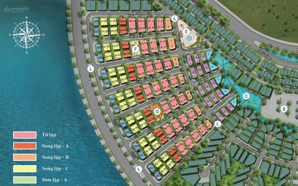 Cần bán bt song lập sun feria giá rẻ nhất thị trường gần sát biển