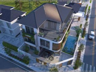 Cực phẩm. bán biệt thự góc 2 mt sông sài gòn ngang 20m khu nhà giàu. gía chỉ 100tr/m2