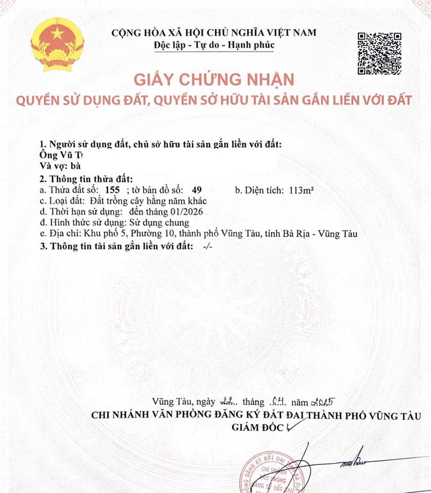 Bán nhà hẻm ô tô 113m2 có thổ cư hàn thuyên, 2 phòng ngủ, sân ô tô  3,8 tỷ