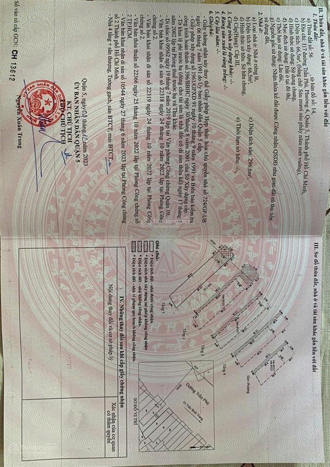 Góc 2 mt trần phú  lê hồng phong 4x18m trệt 4 lầu 25.9tỷ  0902 930 ***