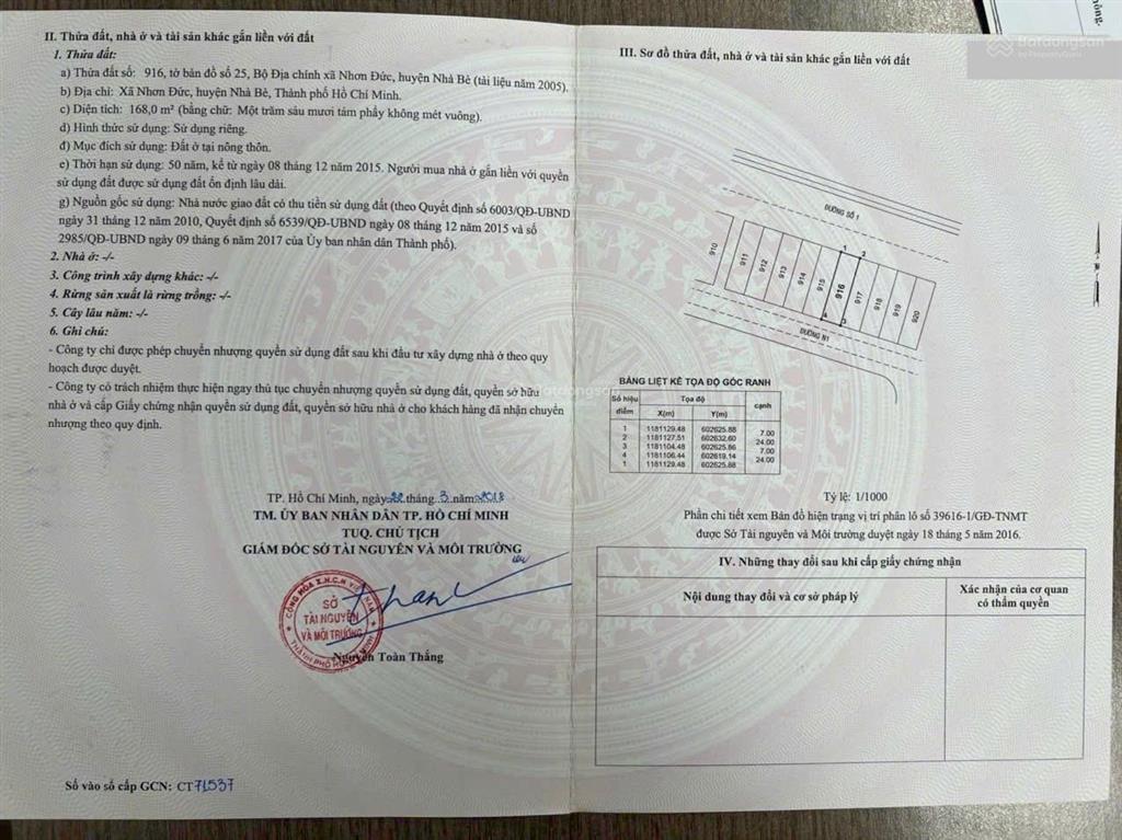 Đất kdc nhơn đức 100m2, giá 5.4 tỉ