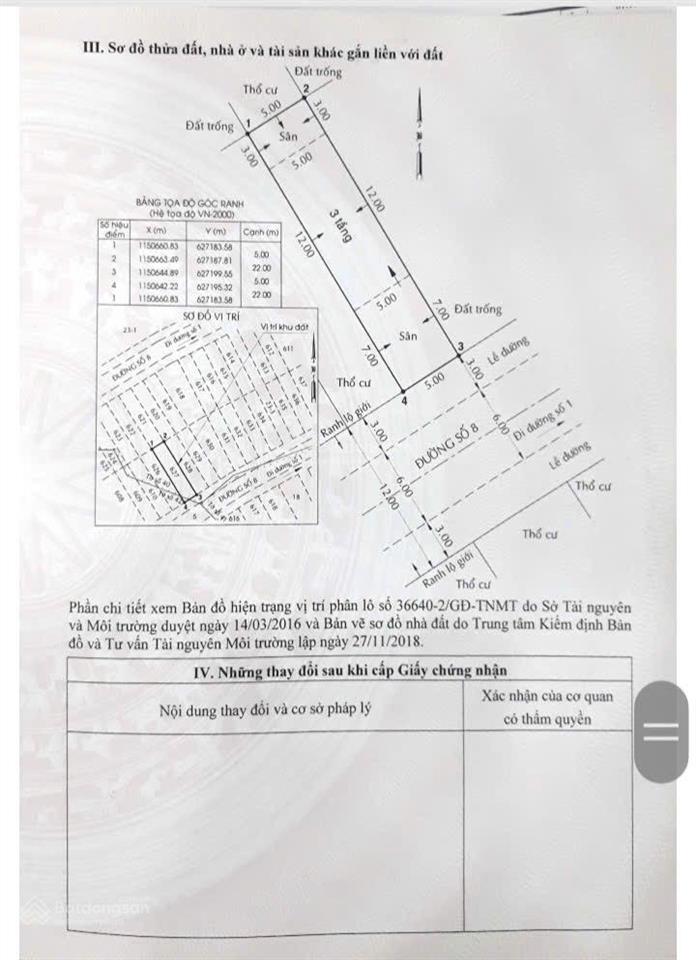 Bán nhà fq09 kdc phước lộc, xã cần giờ nhà mới đang xây dựng dt 5x22m nhà 3 tầng giá 6,7 tỷ