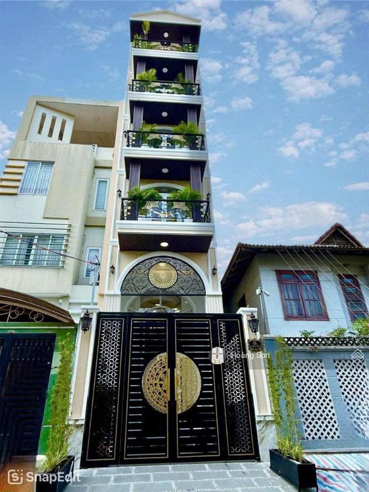 Bán nhà mặt phố đường số 43, quận 7 (sổ hồng 4x20m) 6 tầng full nội thất (thang máy hiện đại)