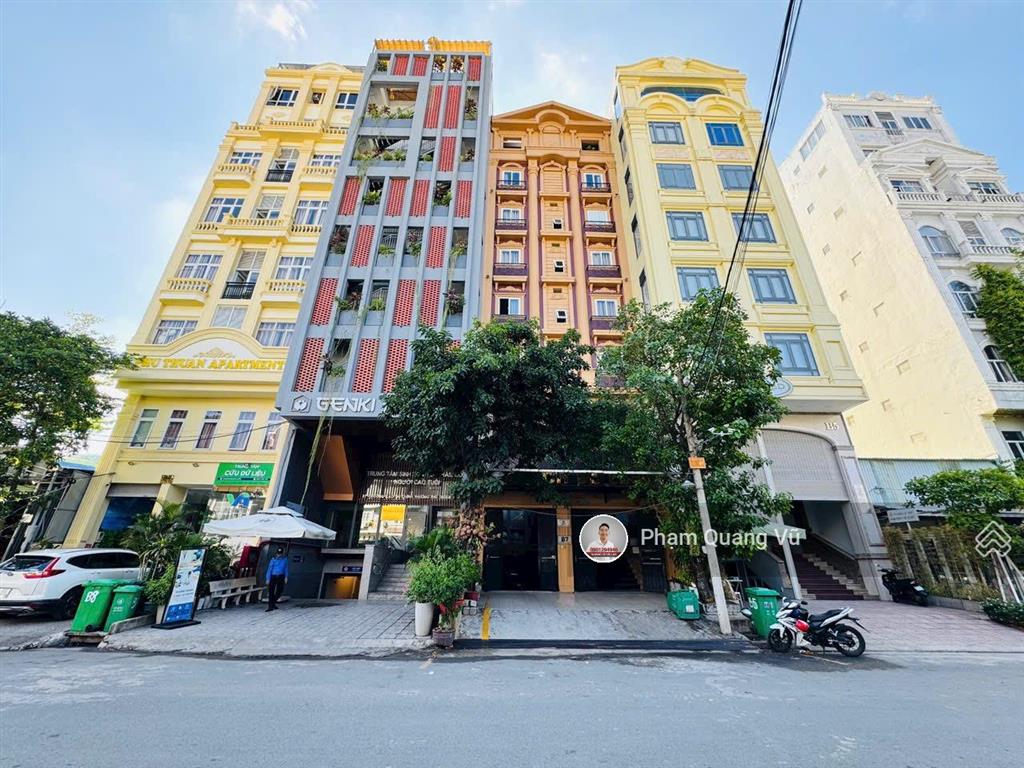 Bán toà chdv cao cấp mặt tiền đường 24m quận 7 dt sàn 1172m2 kc hầm + 08 tầng  hđt 300tr/th  50tỷ