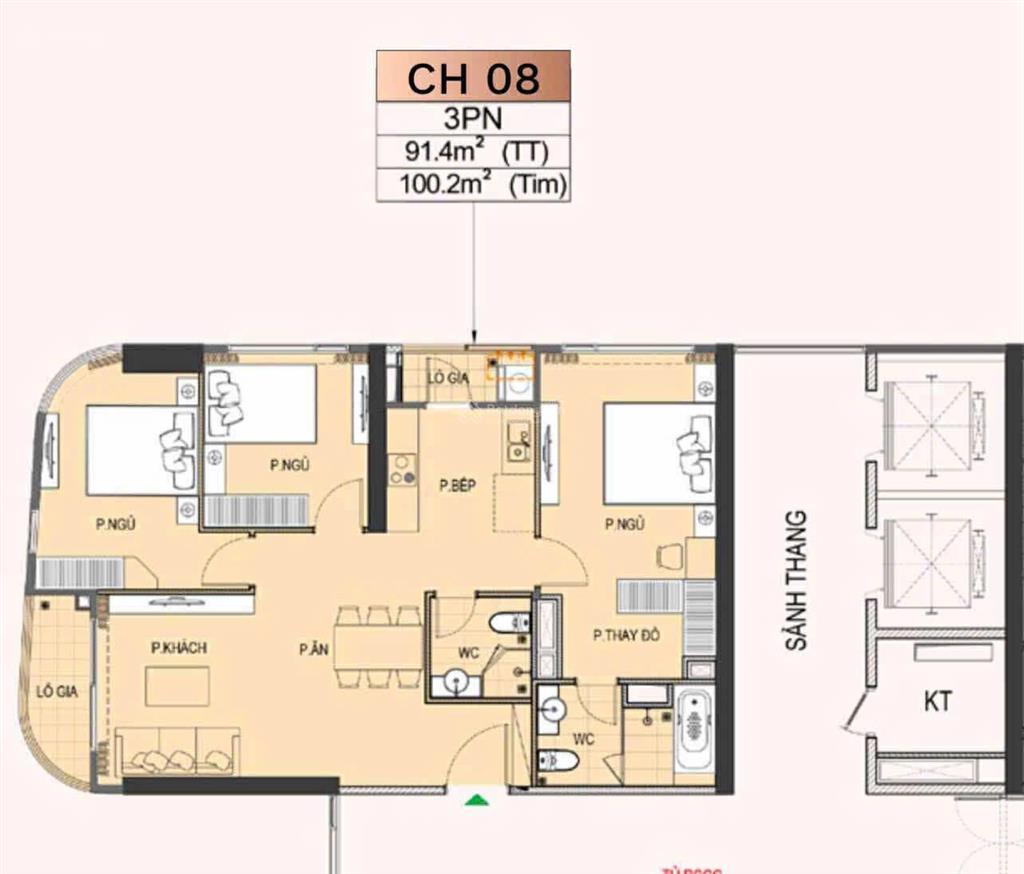 Gấp, cần bán nhanh 1pn, đông nam giá sock chỉ 2,7 tỷ/37m2 all in, view thoáng