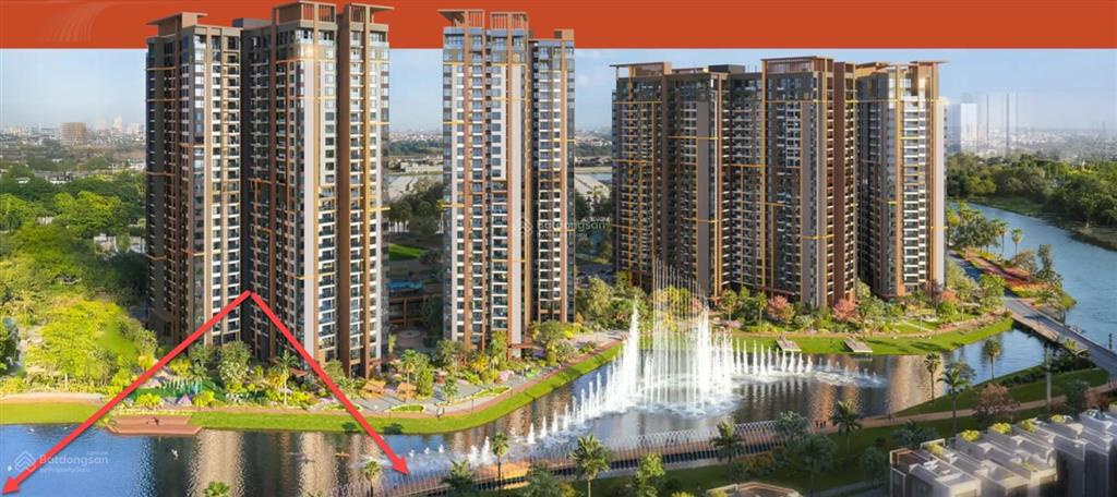 Hàng hiếm căn 2pn góc view sông masteri park place