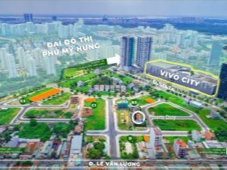 Bán gấp 2 nền nhà phố sadeco nghỉ ngơi giải trí q7 giá chỉ 120tr/m2