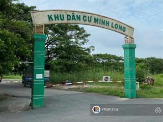 Duy nhất lô đất nền 8x20m kdc minh long giá hấp dẫn đầu tư! chỉ hơn 28tr/m2