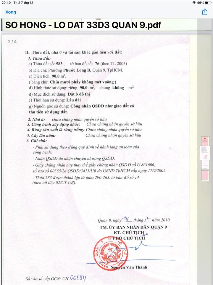 Bán gấp lô đất nam long, d3, phước long b, quận 9 diện tích 4.5x20m, giá 12 tỷ