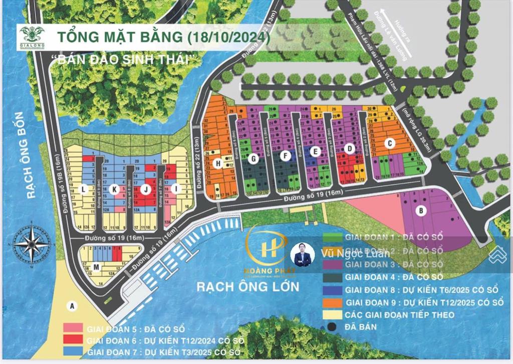 Cần bán lô đất trực diện sông đường 16m khu gia long bán view sông lớn kế gs metrocity