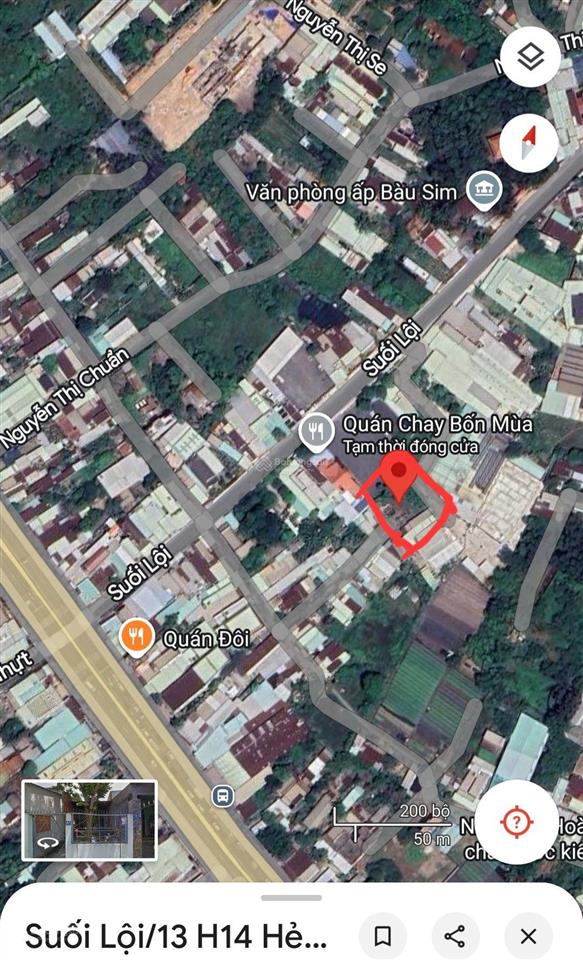 Chủ cần bán gấp đất 467m2 có (300m2 thổ cư) ngay ngã 4 ql22 với đường suối lội 200m
