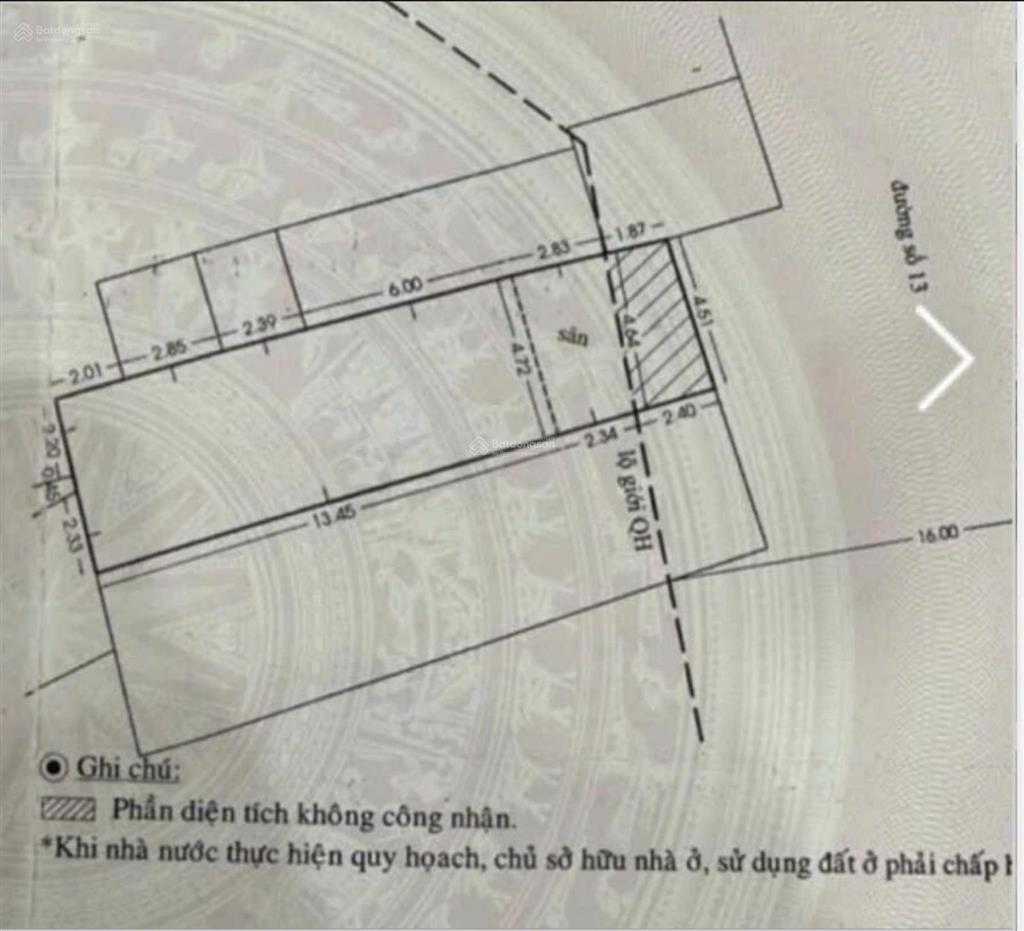 Bán nhà đường tám danh phường chánh hưng ( p4 q8 cũ ) dt 4,5x17,1m nhà cấp 4 sổ hồng giá 9,5tỷ