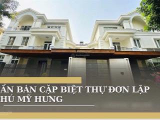 Bán gấp bt 2 tầng, 6pn, 6vs, 496m2 tại phú mỹ hưng, q7, 155 tỷ vnd