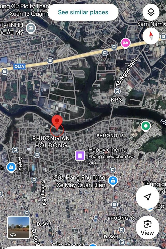 Bán 2 lô đất mặt tiền kênh tham lương sông vàm thuật | dt 554.4m | mt sông 20m | giá 80tr/m