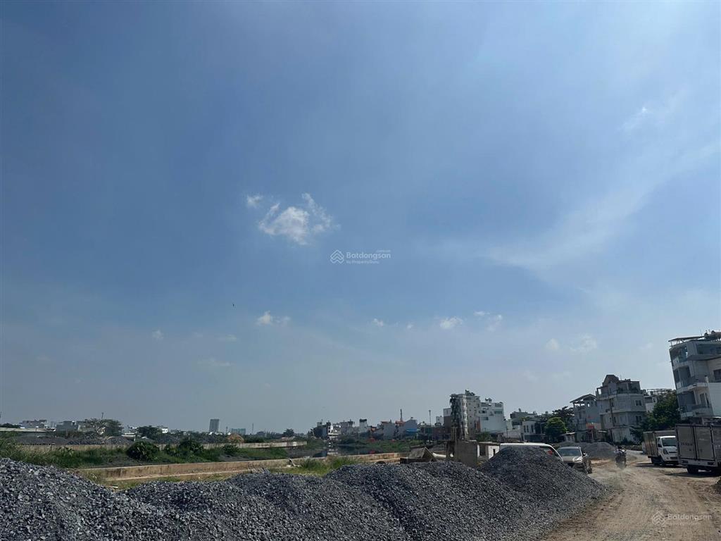 Bán 2 lô đất mặt tiền kênh tham lương sông vàm thuật | dt 554.4m | mt sông 20m | giá 80tr/m