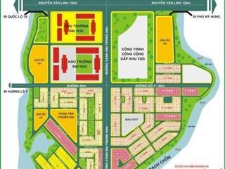 Bán lô biệt thự view hồ kdc 13e intresco nguyễn văn linh dt 200 m² giá 42tr/ m²