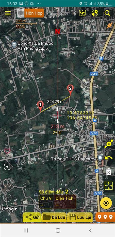Bán 2000m2 đất cây lâu năm. giá 5.2 tỷ. đường ba gác cách đường song hành ql50 300m. 0906 973 ***
