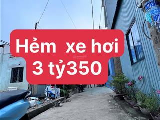Hẻm xe hơi 56 m2 chỉ 3 tỷ 350 sổ riêng ko quy hoạch quá rẻ