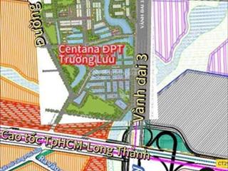 Bán đất nền dự án centana q9, 12 tỷ, góc 7,4mx19m = 139m2, q9, hcm vành đai 3, vinhomes q9