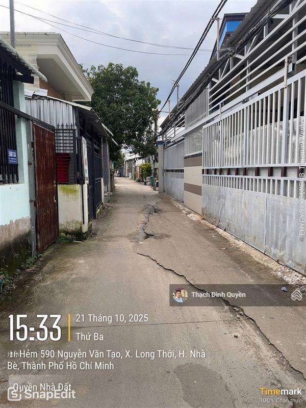 Nhà shr hẻm 590 nguyễn văn tạo, long thới