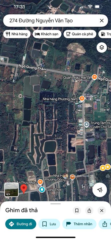 Đất vườn mt hẻm 274 nguyễn văn tạo, ngang 60m