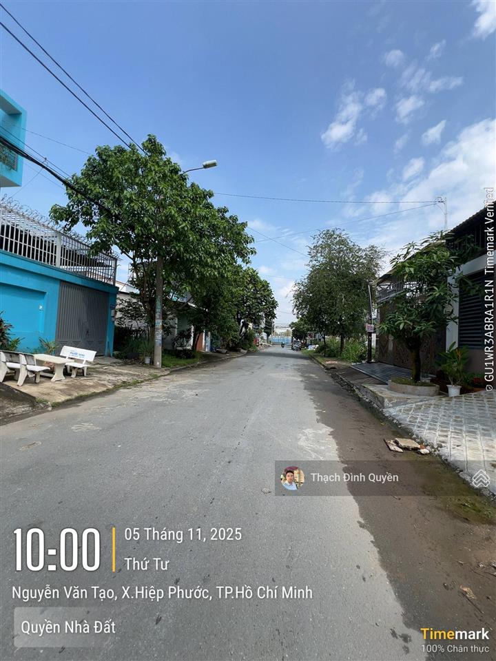 Đất thổ cư hẻm 274 nguyễn văn tạo 6x20m đường 9m giá 4,65 tỷ