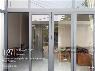 Nhà cấp 4 mới xây hẻm 489 đường nguyễn văn tạo, dt 103m2 giá 3 tỷ 968 triệu