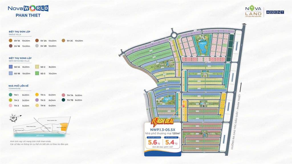 Bán shophouse căn góc vỉa hè 15m trục 20m novaworld phan thiết trục 20m giá 4 tỷ 799 vnd, dt 120m2