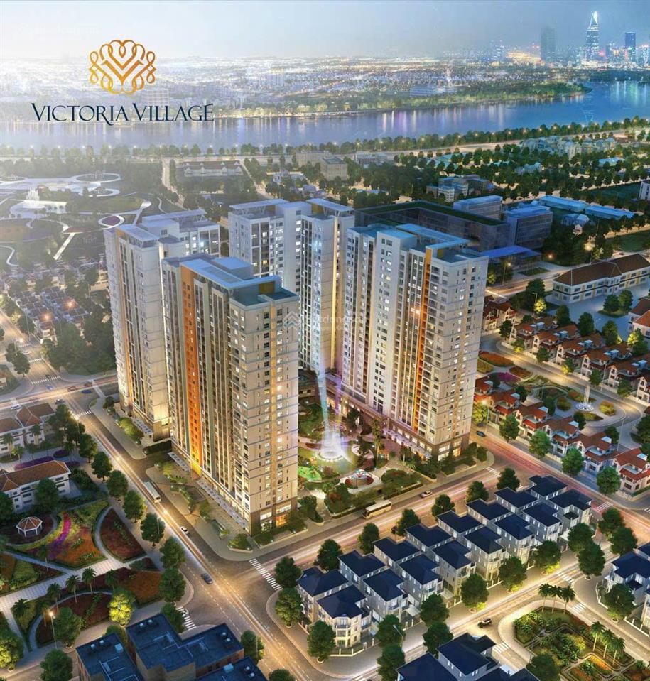 Bán 3 căn góc đáng mua tầng cao view quận 1/7 victoria village, 6tỷ850 có vat 68m2, q2 vay bank