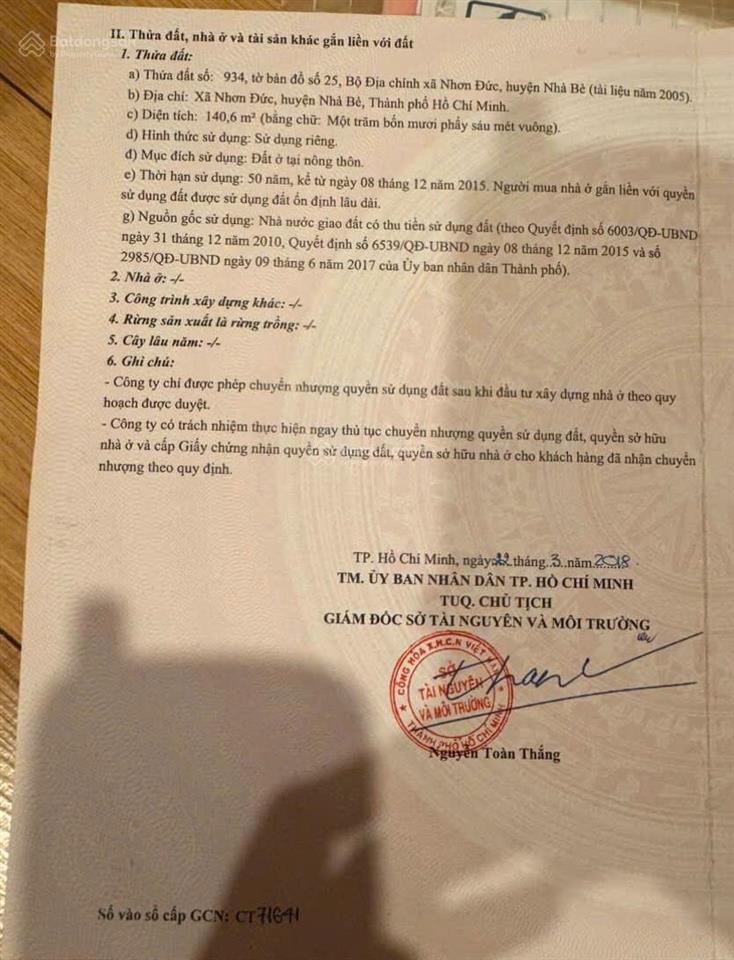 11,5 tỷ dt 140m2, lô đất shophouse mặt tiền 3 trường đại học nhơn đức vạn phát hưng.  0906 459 ***