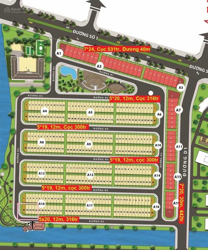 Chỉ 4,5 tỷ/ dt 95m2 có ngay lô đất cạnh 3 trường đại học. cơ hội đầu tư kdc nhơn đức vạn phát hưng