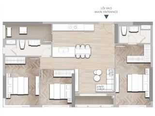 Cho thuê căn hộ 3pn 96m2 masteri centre point căn 09 giá chỉ 18,2 triệu/tháng