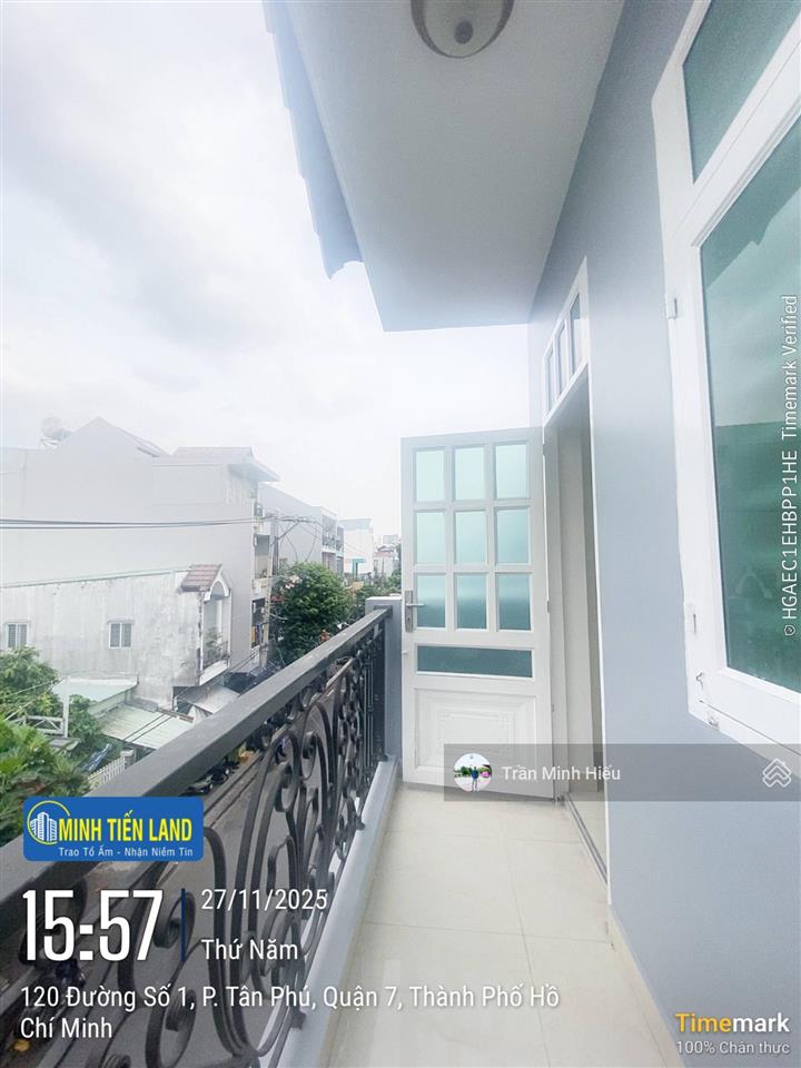 Bán nhà mặt tiền đường số 1 gần sát chợ tân mỹ kinh doanh sầm uất