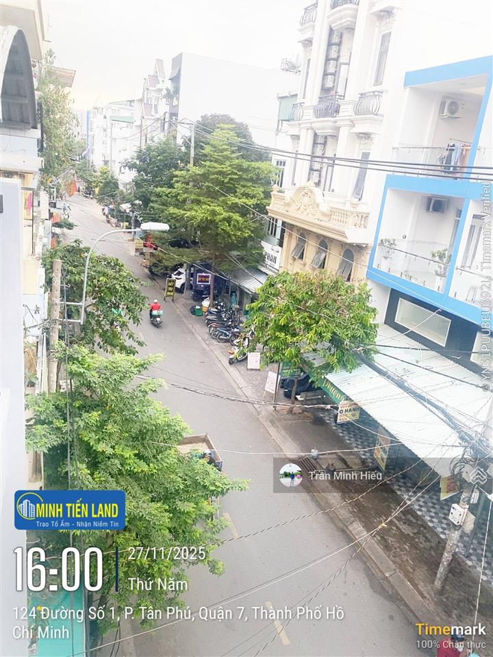 Bán nhà mặt tiền đường số 1 gần sát chợ tân mỹ kinh doanh sầm uất