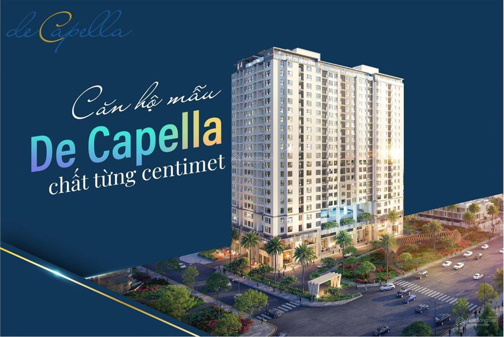 Chuyển nhượng căn hộ de capella, mặt tiền lương định của, giá từ 100tr/m2. đầy đủ loại diện tích