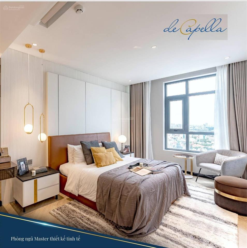 Chuyển nhượng căn hộ de capella, mặt tiền lương định của, giá từ 100tr/m2. đầy đủ loại diện tích