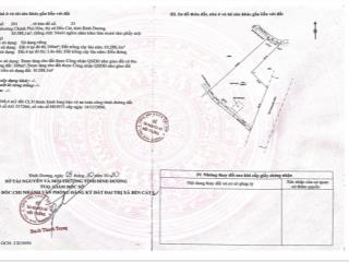 Bán lô 3 mặt tiền tại chánh phú hòa, bến cát, bình dương, 10588m2, có 300m2 thổ, 0902 068 ***