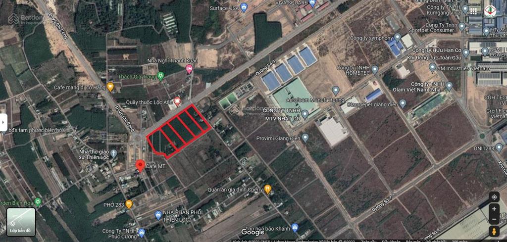 Bán 2 lô đất liền kề tại nguyễn trãi, 10 triệu / m2, 1441 m2 và 1423m2 pháp lý sổ hồng