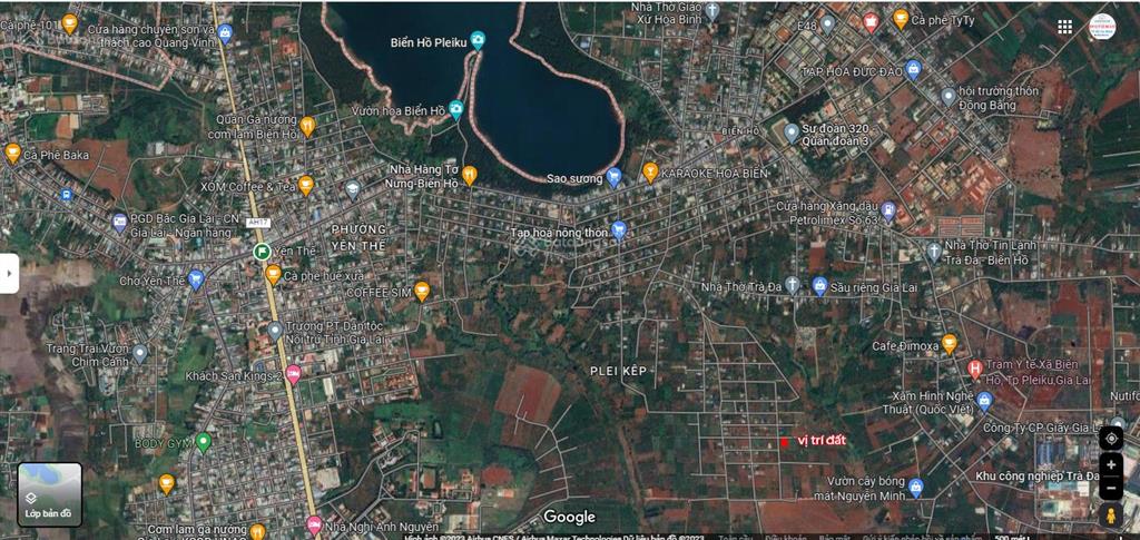 Bán đất xã biển hồ, pleiku, gia lai, 155m2, full thổ, sổ hồng