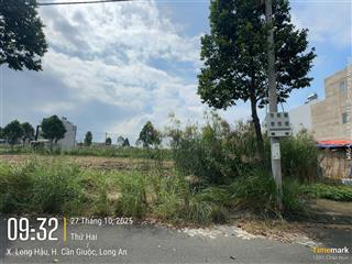 Chính chủ bán lô 80m2 thổ cư sổ đỏ tại long hậu, cần giuộc đường 12m gặp xem sổ 0939 386 ***