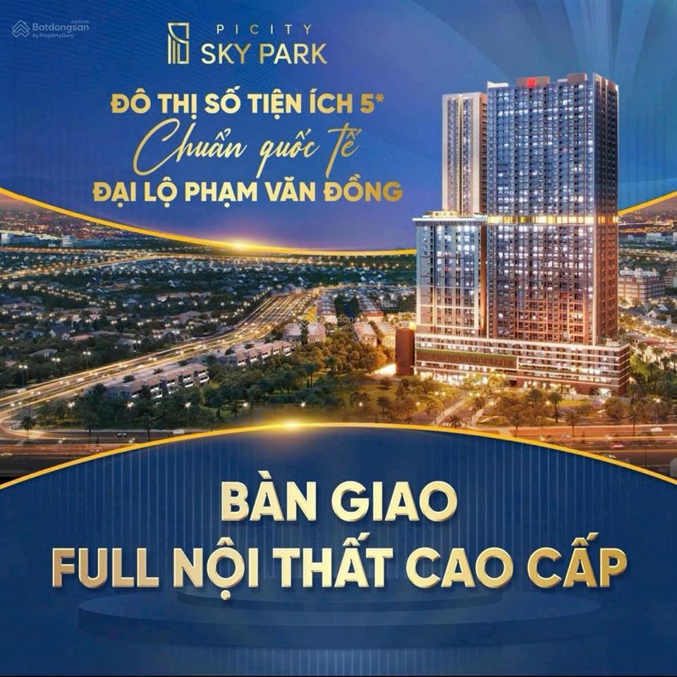 Picity skypark, chỉ cần trả 15% đến nhận nhà, hỗ trợ lãi suất 0% 3 năm, rất hiếm tại phạm văn đồng