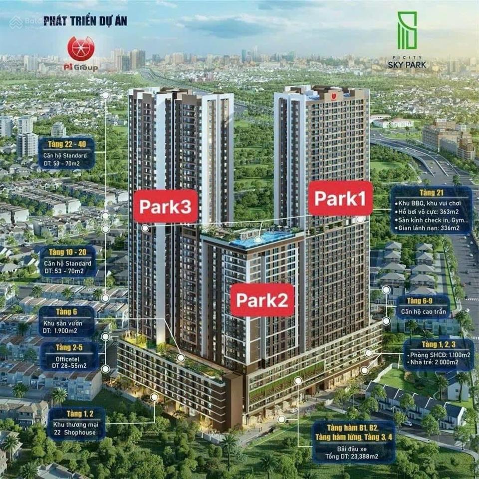 Picity skypark, chỉ cần trả 15% đến nhận nhà, hỗ trợ lãi suất 0% 3 năm, rất hiếm tại phạm văn đồng