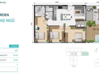 Bán huề vốn căn hộ sky garden dự án daqua  căn đẹp nhất nhì dự án