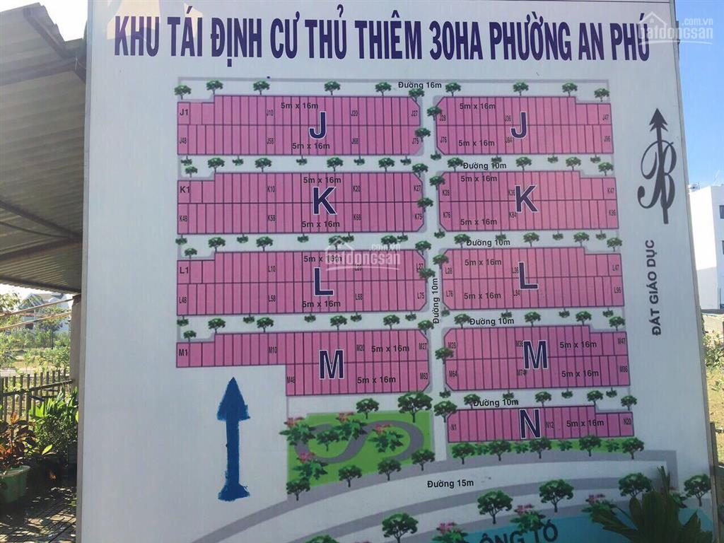 Bán đất khu tái định cư nam rạch chiếc, giá 12.8 tỷ 80m2.  0934 351 ***