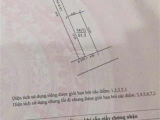 Cần bán 51,3m2 (4x12,8) đất đông trù đông anh đường rộng 3,2m hướng đông nam