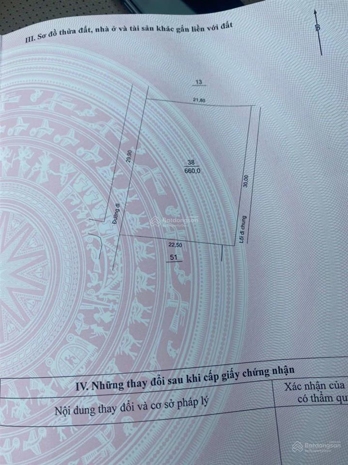 Siêu phẩm đông anh 660m2 mt 30m. full tiện ích