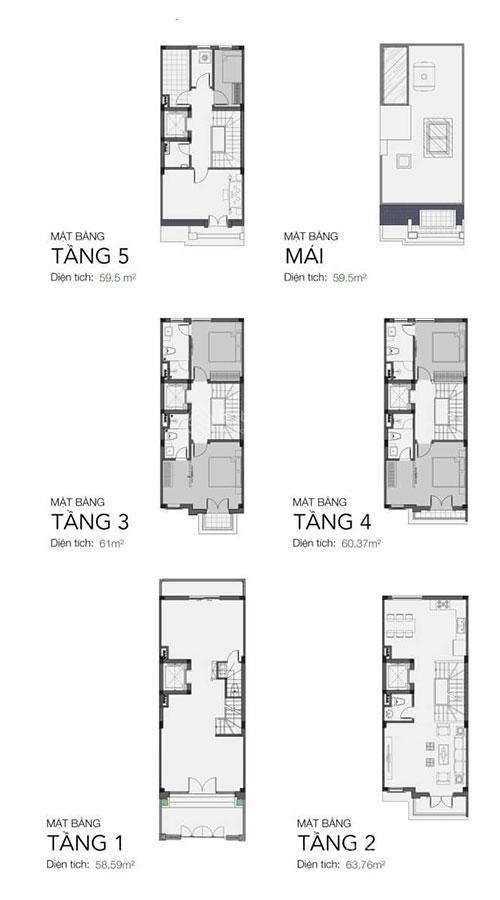 Giá tốt! chủ nhà thiện chí bán lk 75m2 đường vàng anh, đối diện vườn hoa, cạnh bể bơi, nhà để xe
