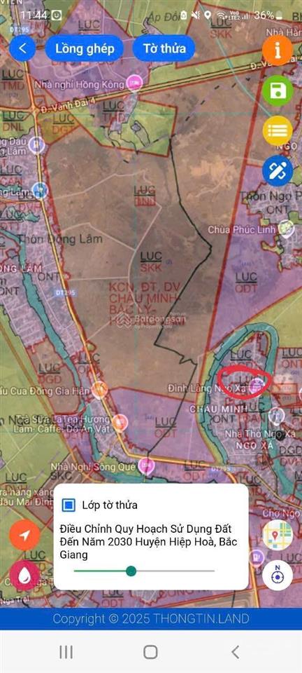 Chính chủ cần bán đất ngọ xá, châu minh trung tâm khu công nghiệp 660 ha